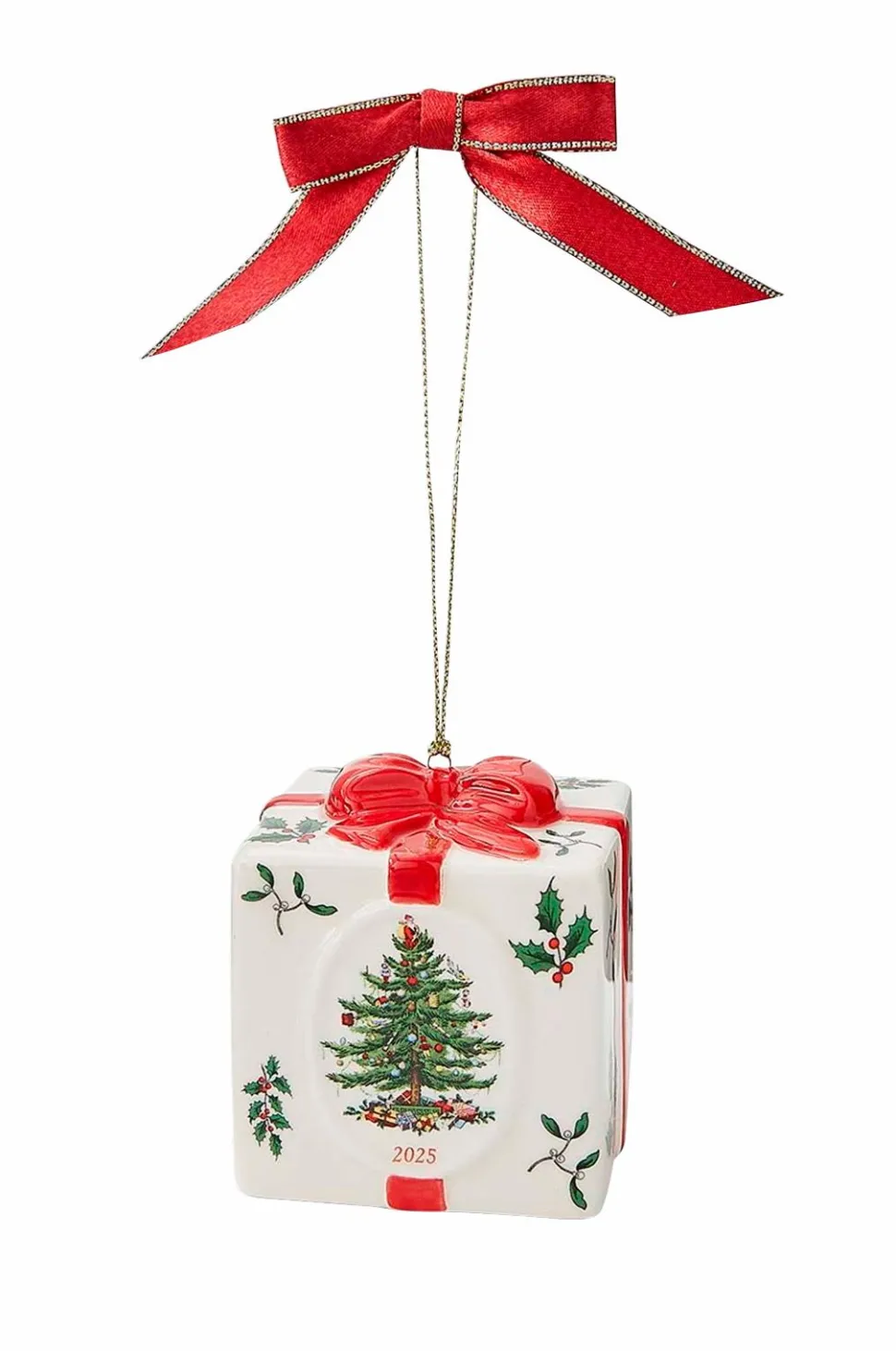 Spode Ornament Christmas Tree Holiday Gift Box