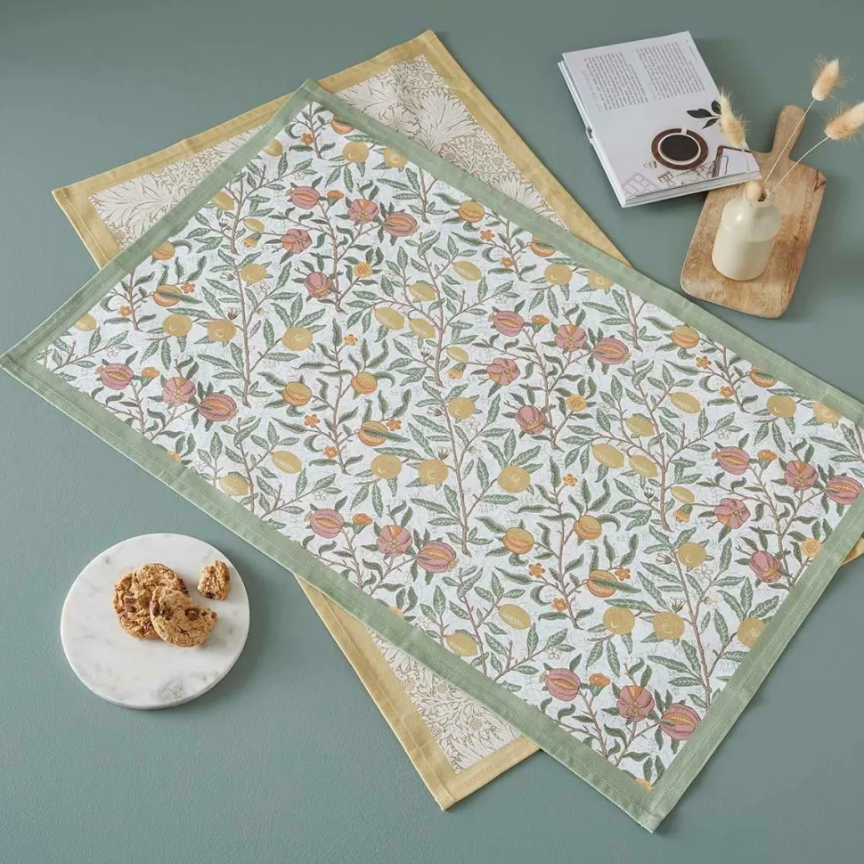 Spode Viskestykker Morris & Co Fruits & Marigold Sæt med 2 stk.
