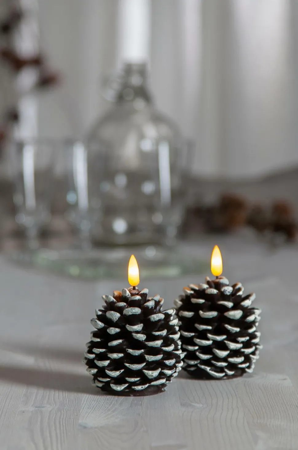 Star Trading Cone LED-bloklys Flamme