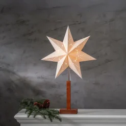 Star Trading Karo Stjerne på fod 70 cm