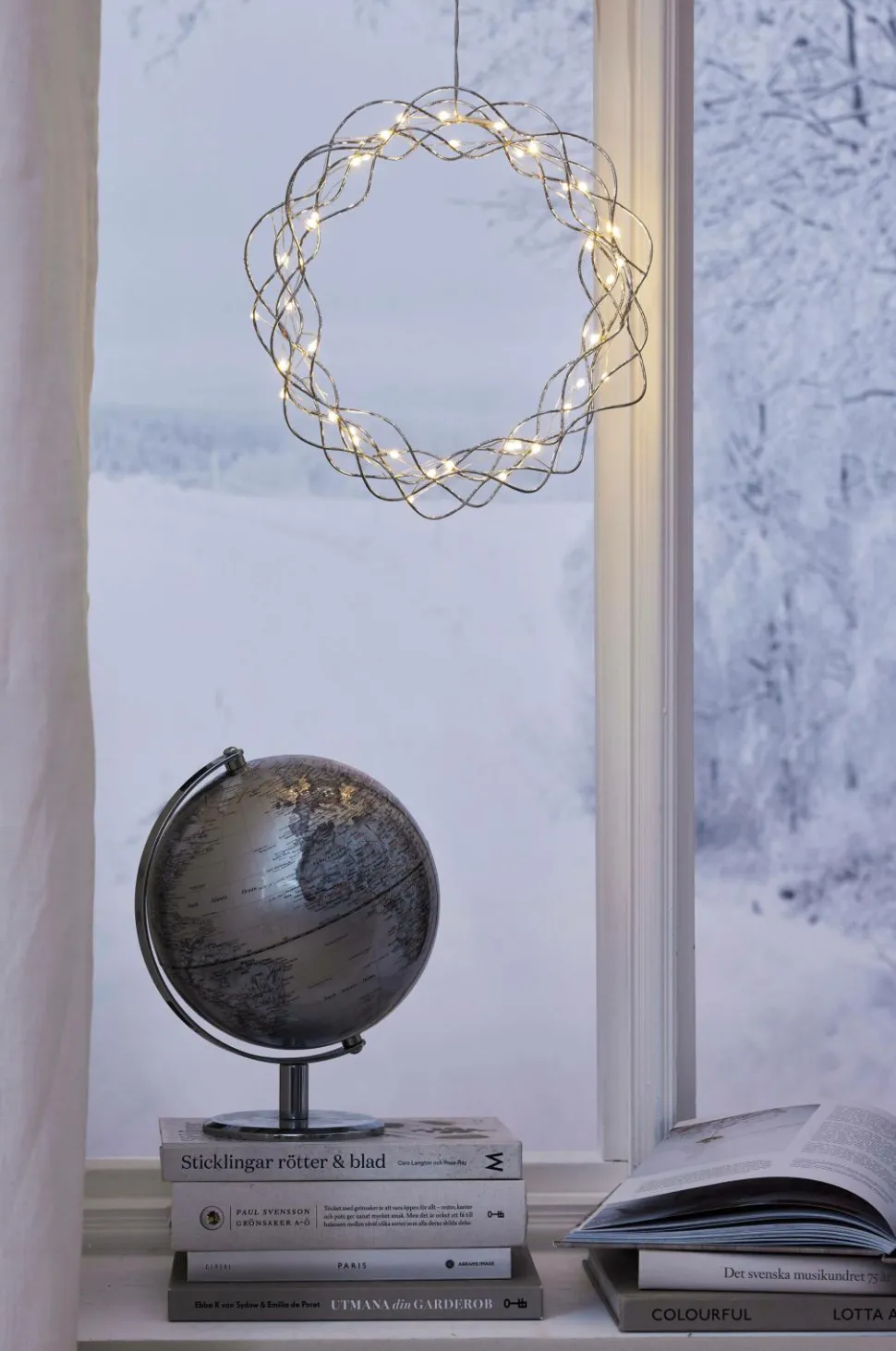 Star Trading Krøllet 30cm sølv