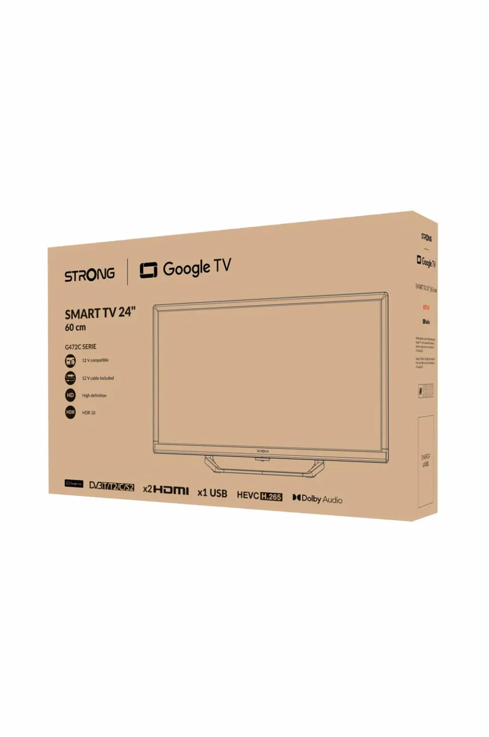 Strong Smart-tv 24 230/12volt Google TV Srt24hg4723c