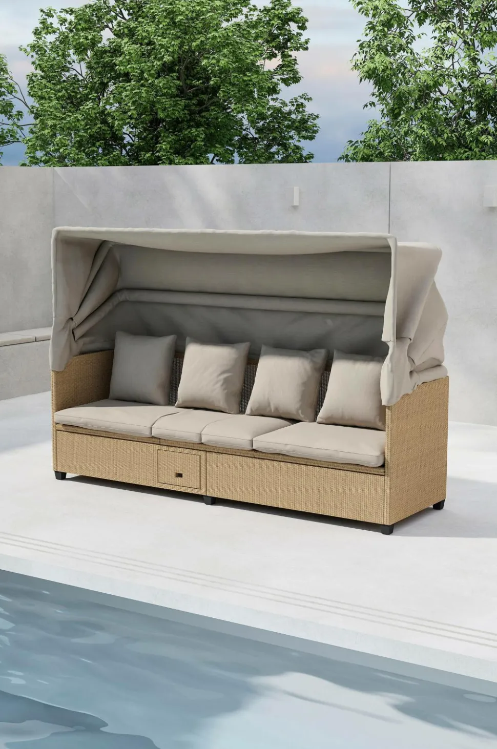Venture Home Nopy Sun Lounge