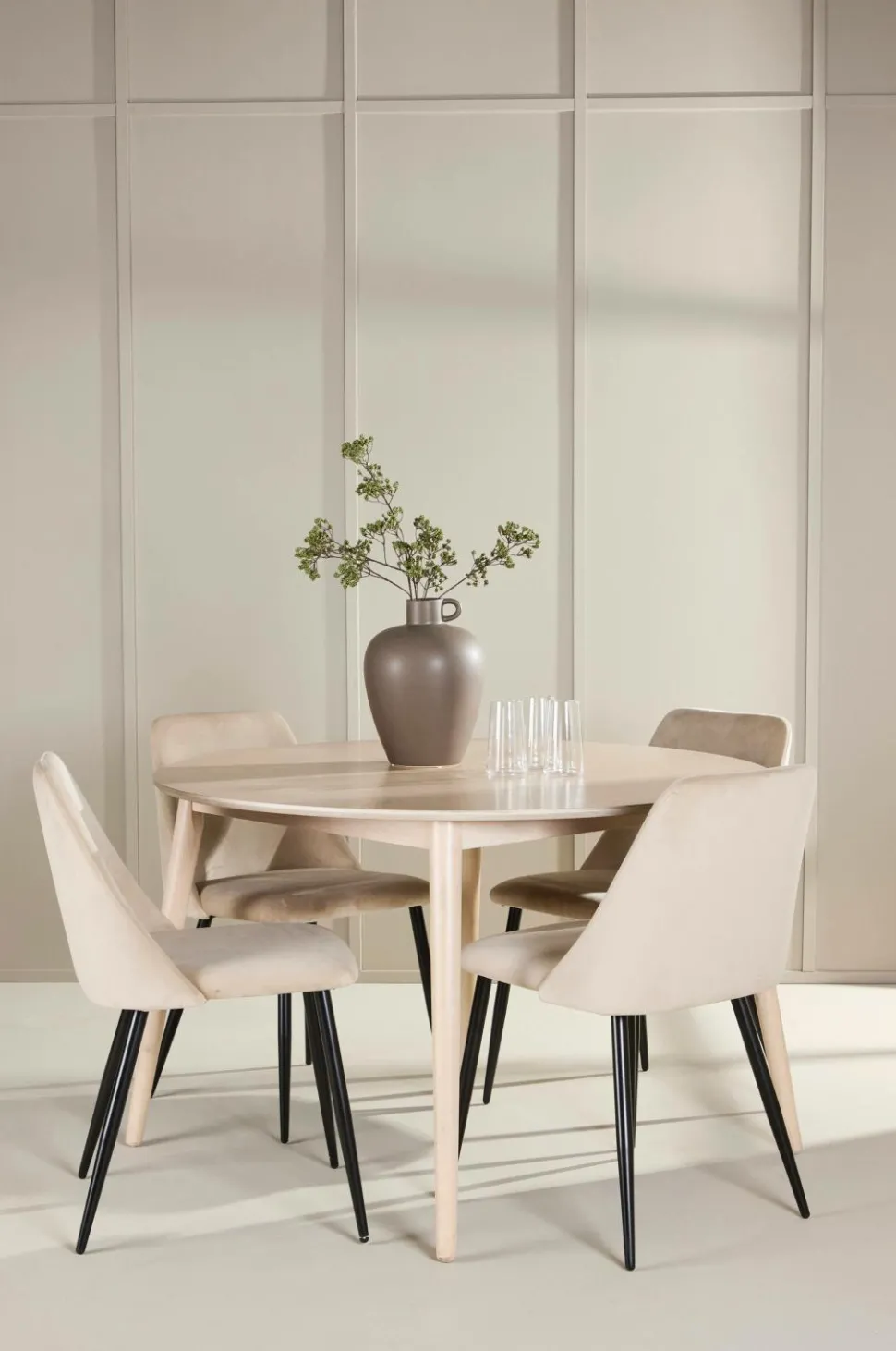 Venture Home Spisebord Flora med stol Night