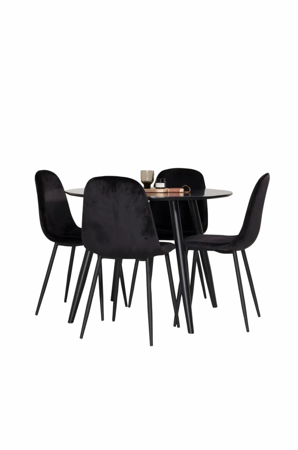 Venture Home Spisebordssæt Plaza med 4 stole Polar