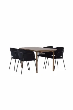 Venture Home Spisegruppe Andy med stole Selma