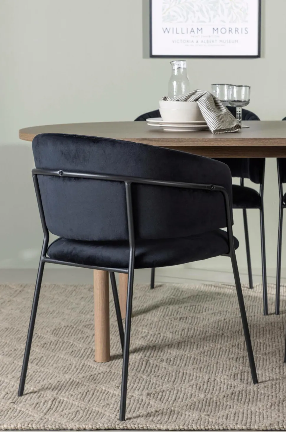 Venture Home Spisegruppe Andy med stole Selma