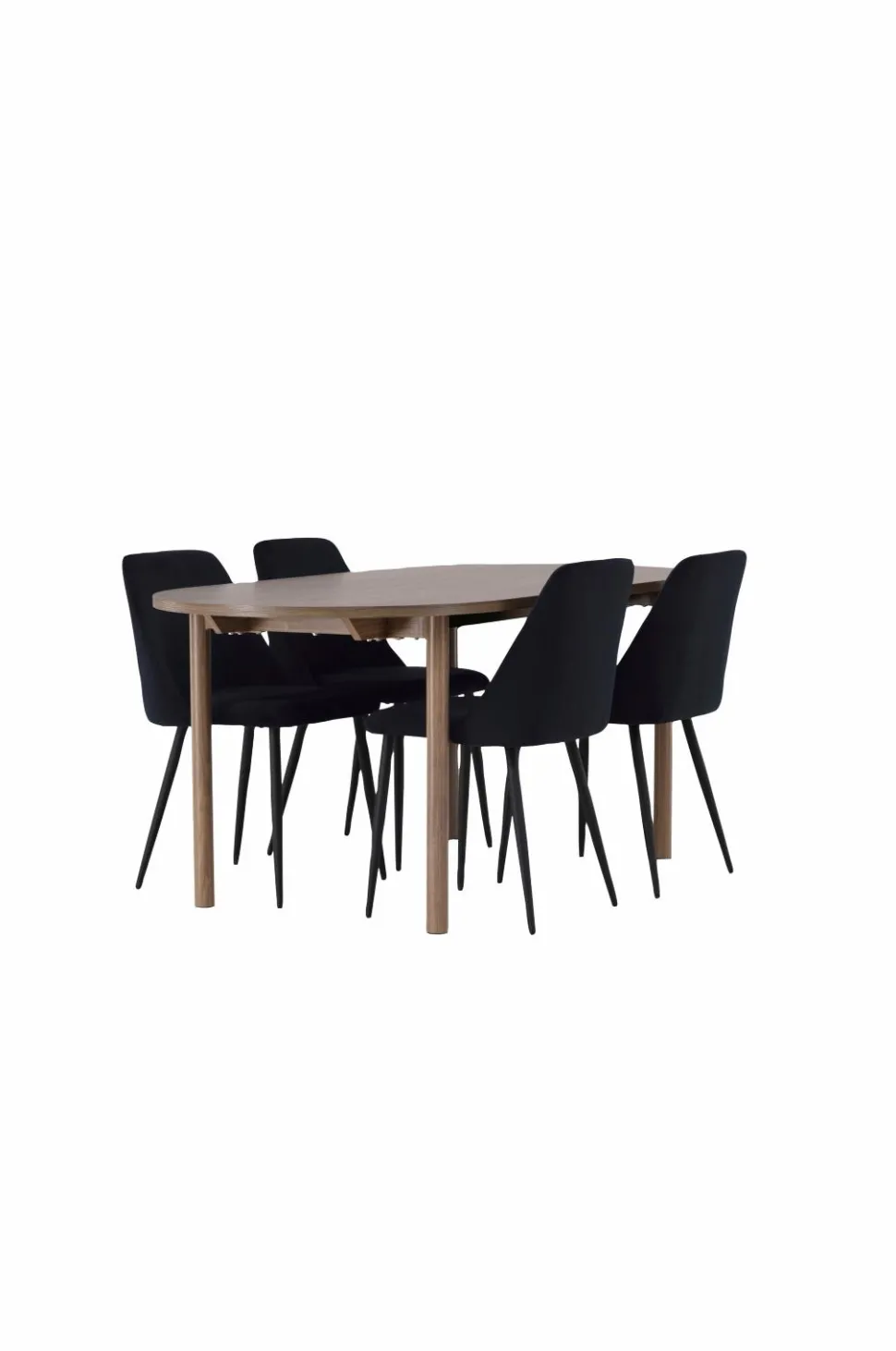 Venture Home Spisegruppe Andy med 4 stole Night