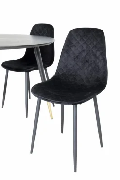 Venture Home Spisegruppe Dipp med 4 stk. stole Polar
