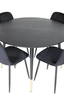 Venture Home Spisegruppe Dipp med 4 stk. stole Polar