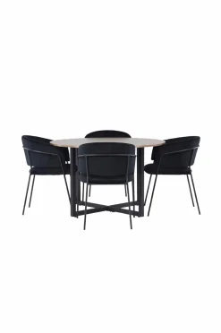 Venture Home Spisegruppe Durango med 4 stk. stole Selma