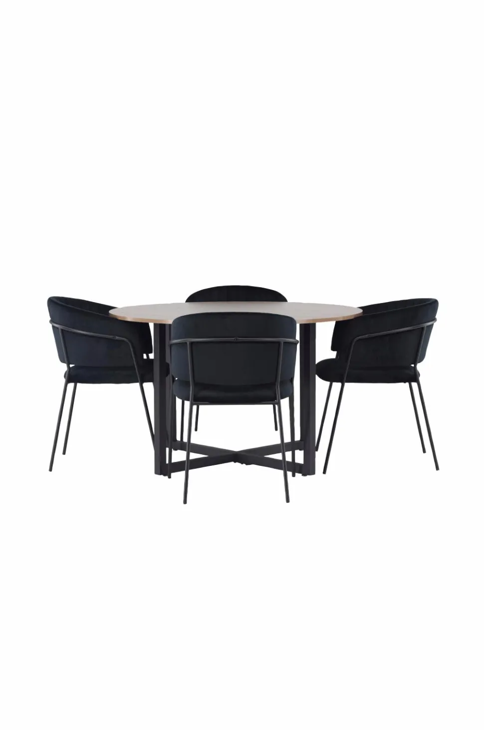Venture Home Spisegruppe Durango med 4 stk. stole Selma