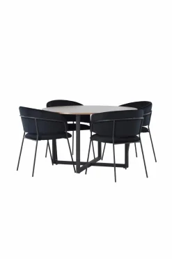 Venture Home Spisegruppe Durango med 4 stk. stole Selma