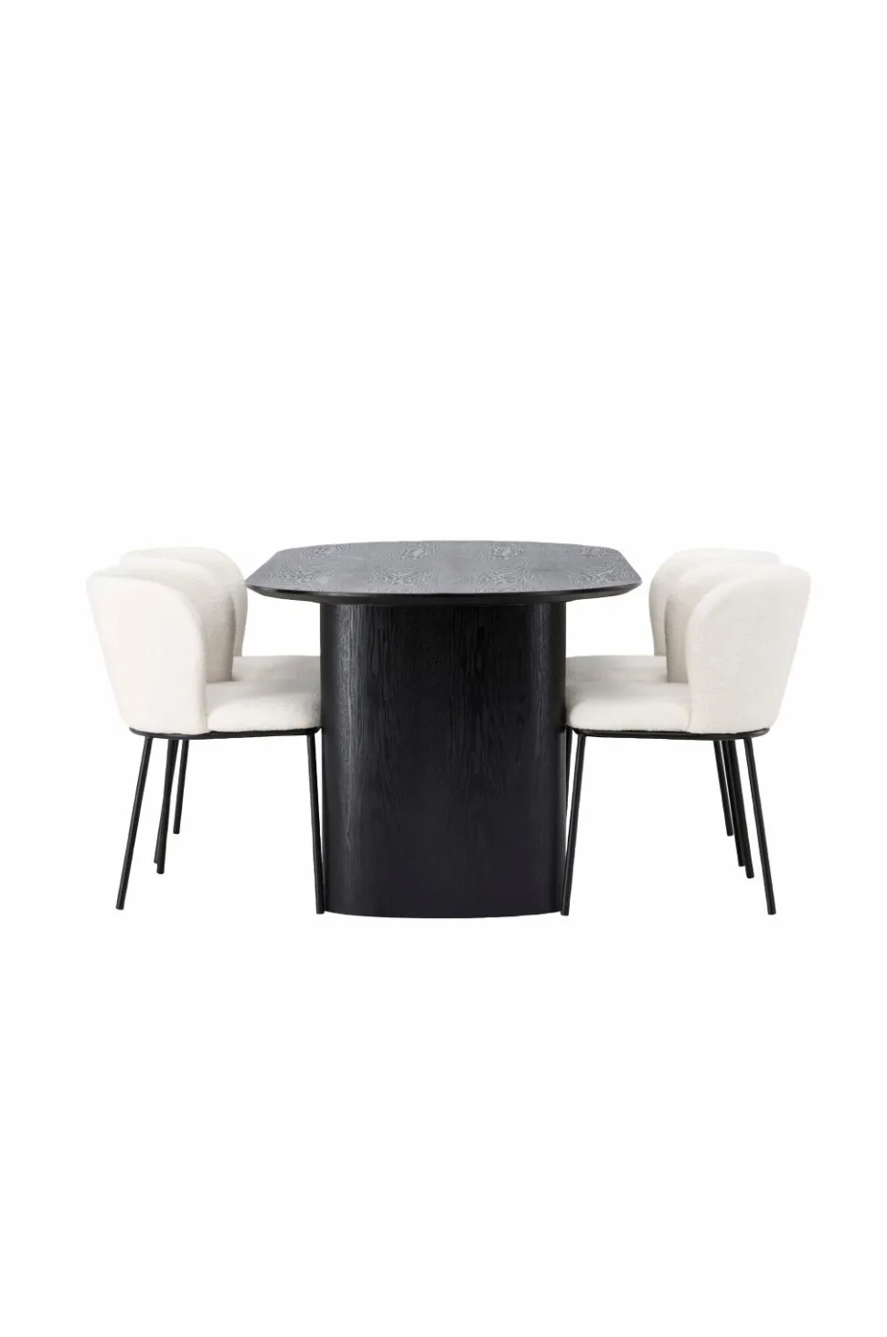 Venture Home Spisegruppe Isolde med 4 stk. stole Edina