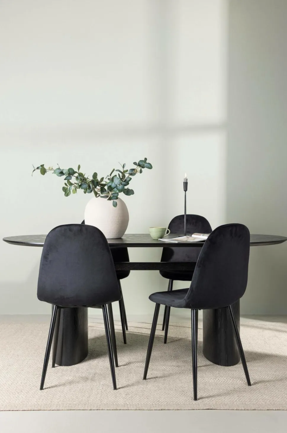 Venture Home Spisegruppe Isolde med 4 stole Polar