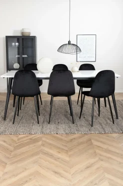 Venture Home Spisegruppe Jimmy med 6 spisebordsstole Polar