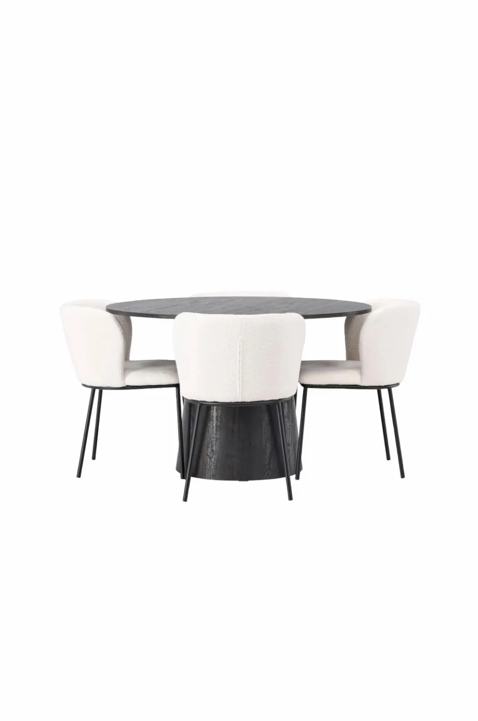 Venture Home Spisegruppe Lanzo med 4 stole Edina
