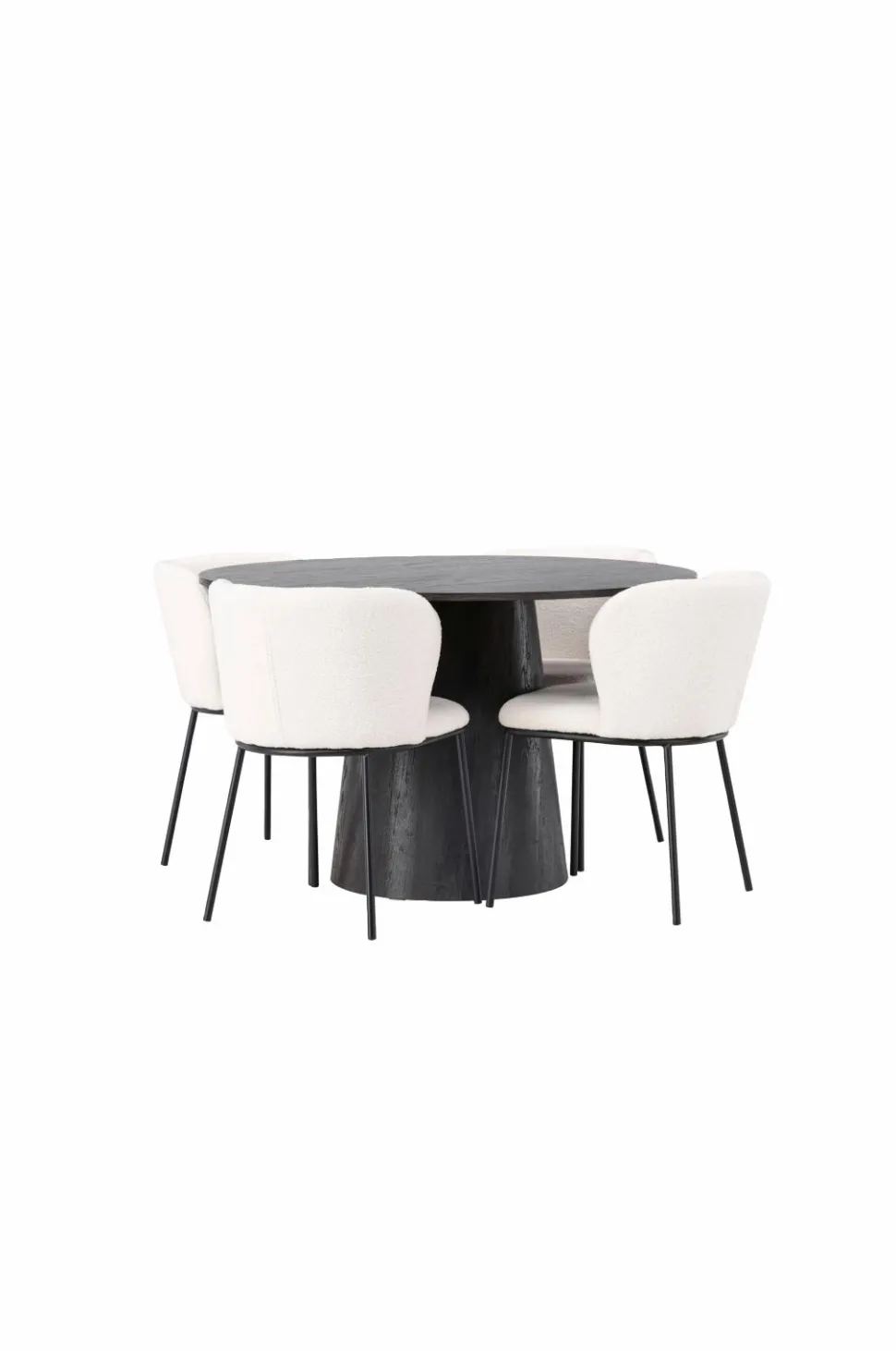 Venture Home Spisegruppe Lanzo med 4 stole Edina