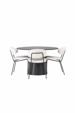 Venture Home Spisegruppe Lanzo med 4 stole Chico