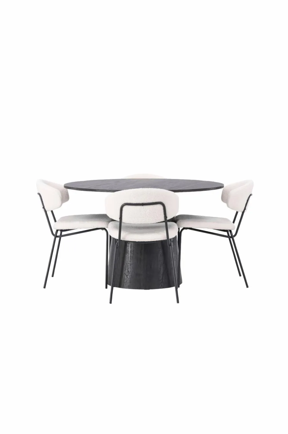 Venture Home Spisegruppe Lanzo med 4 stole Chico