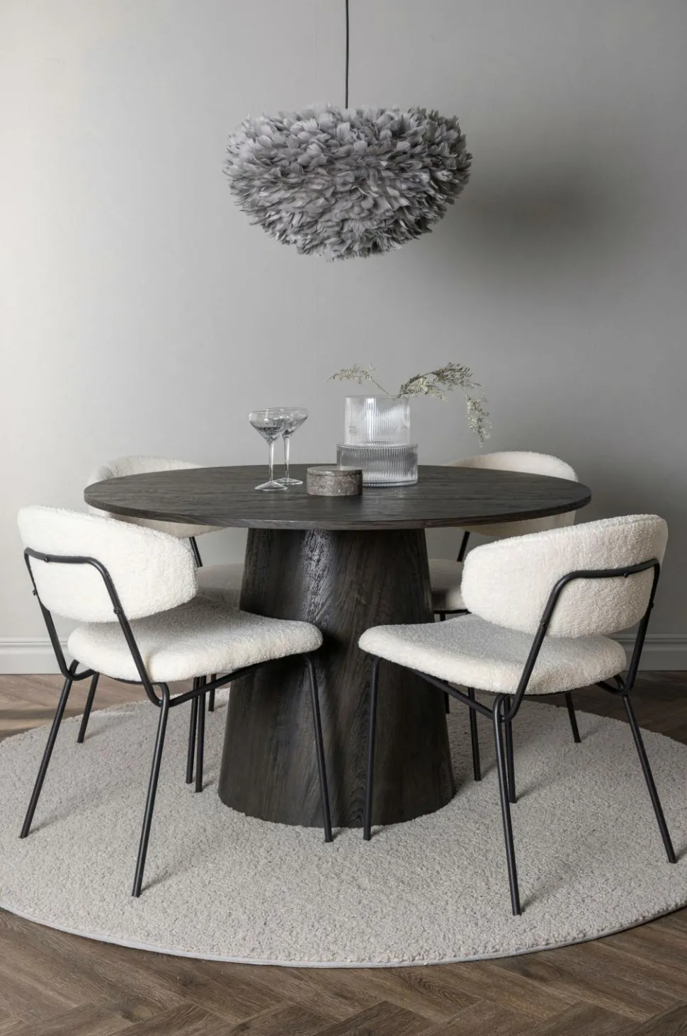 Venture Home Spisegruppe Lanzo med 4 stole Chico
