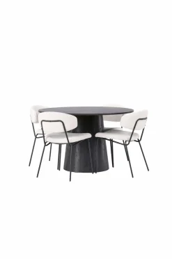 Venture Home Spisegruppe Lanzo med 4 stole Chico