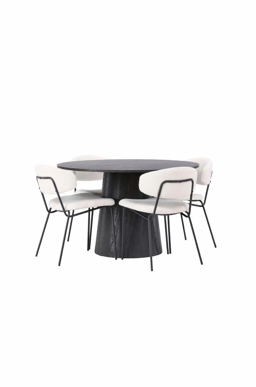 Venture Home Spisegruppe Lanzo med 4 stole Chico