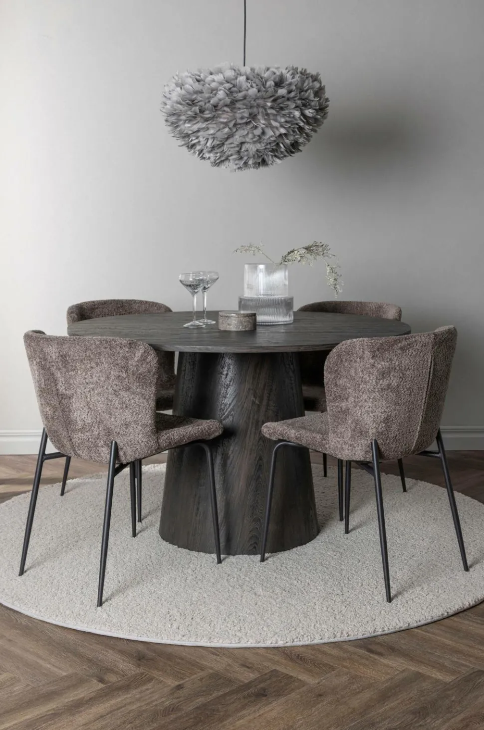 Venture Home Spisegruppe Lanzo med 4 stole Modesto