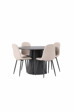 Venture Home Spisegruppe Lanzo med 4 stole Polar