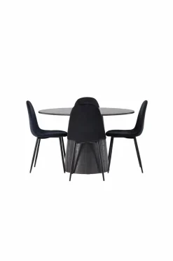 Venture Home Spisegruppe Lanzo med 4 stole Polar