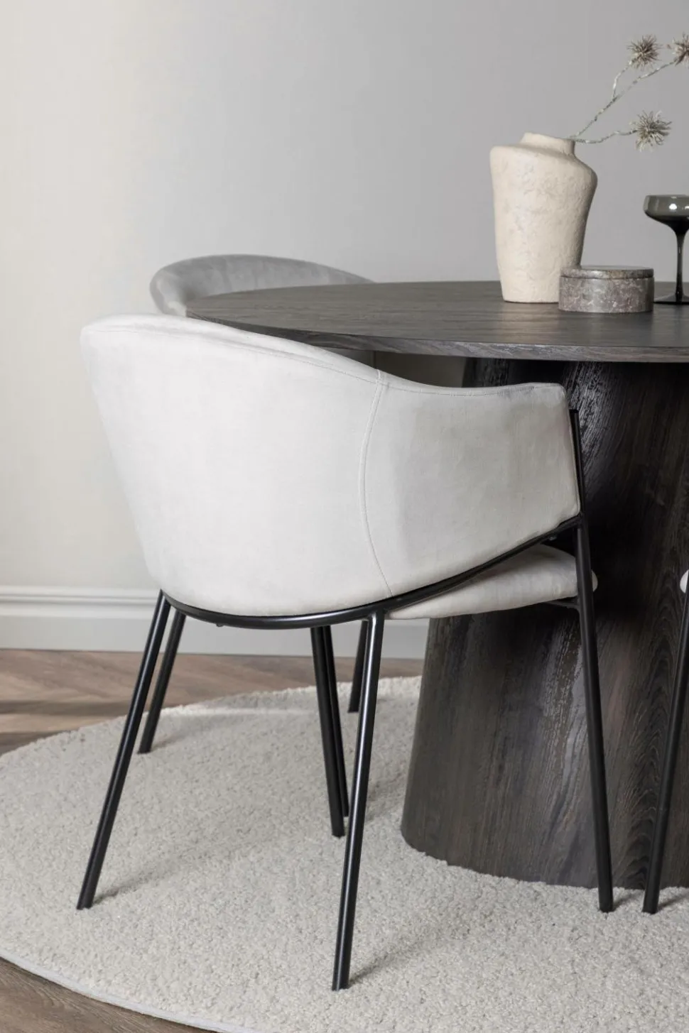 Venture Home Spisegruppe Lanzo med 4 stole Evelina