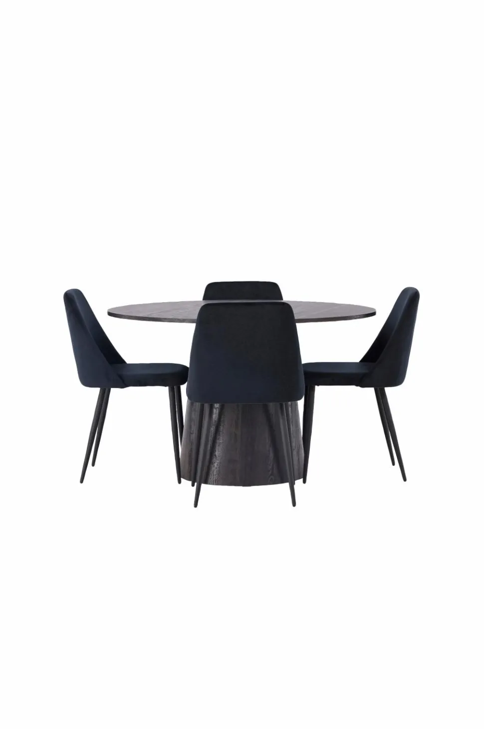 Venture Home Spisegruppe Lanzo med 4 stole Night