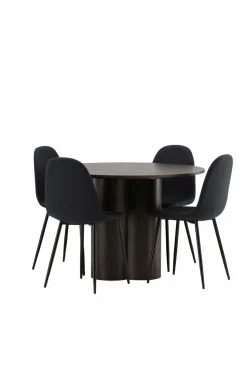 Venture Home Spisegruppe Olivia med 4 stole Polar