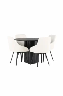 Venture Home Spisegruppe Olivia med 4 stole Rosie