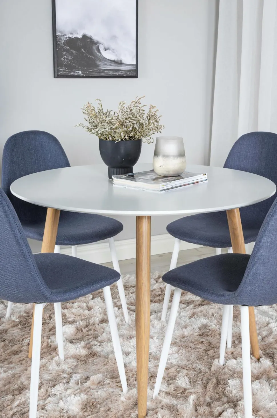 Venture Home Spisegruppe Plaza med stole Polar