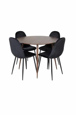 Venture Home Spisegruppe Plaza med 4 stole Polar