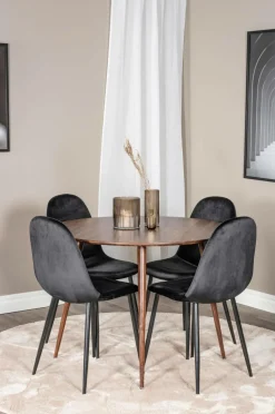 Venture Home Spisegruppe Plaza med 4 stole Polar