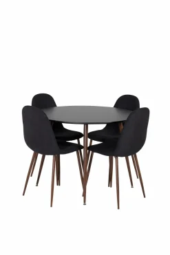 Venture Home Spisegruppe Plaza med 4 stole Polar