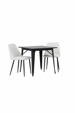 Venture Home Spisegruppe Tempe med 2 stole Night