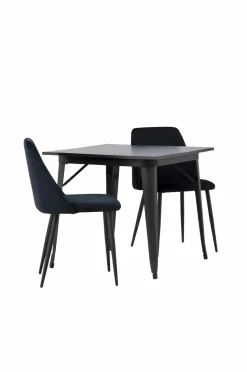 Venture Home Spisegruppe Tempe med 2 stole Night