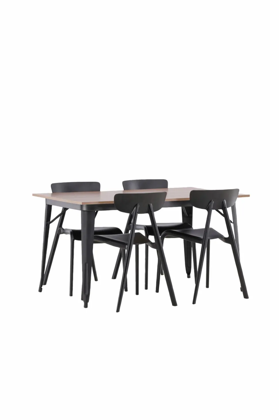 Venture Home Spisegruppe Tempe med 4 stole Ursholmen