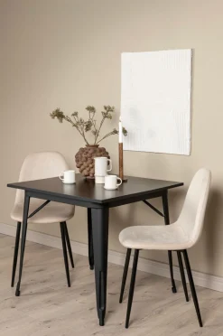 Venture Home Spisegruppe Tempe med 2 spisebordsstole Polar