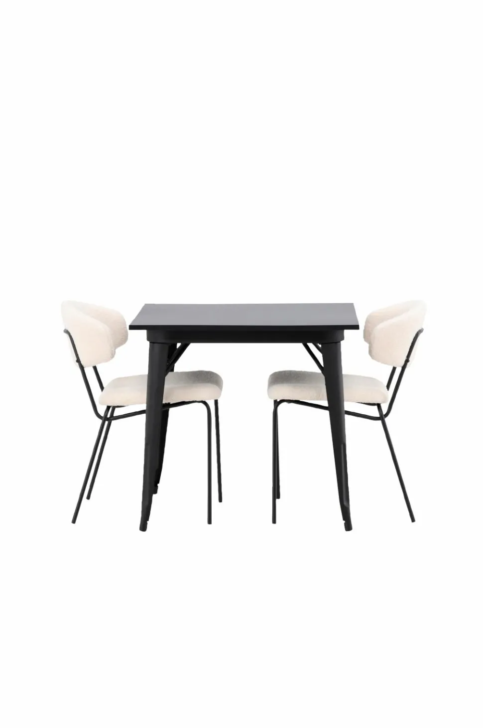 Venture Home Spisegruppe Tempe med 2 spisebordsstole Chico