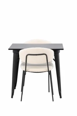 Venture Home Spisegruppe Tempe med 2 spisebordsstole Chico
