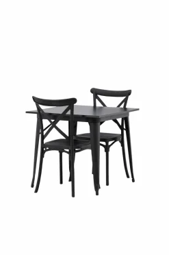 Venture Home Spisegruppe Tempe med 2 spisebordsstole Crosett