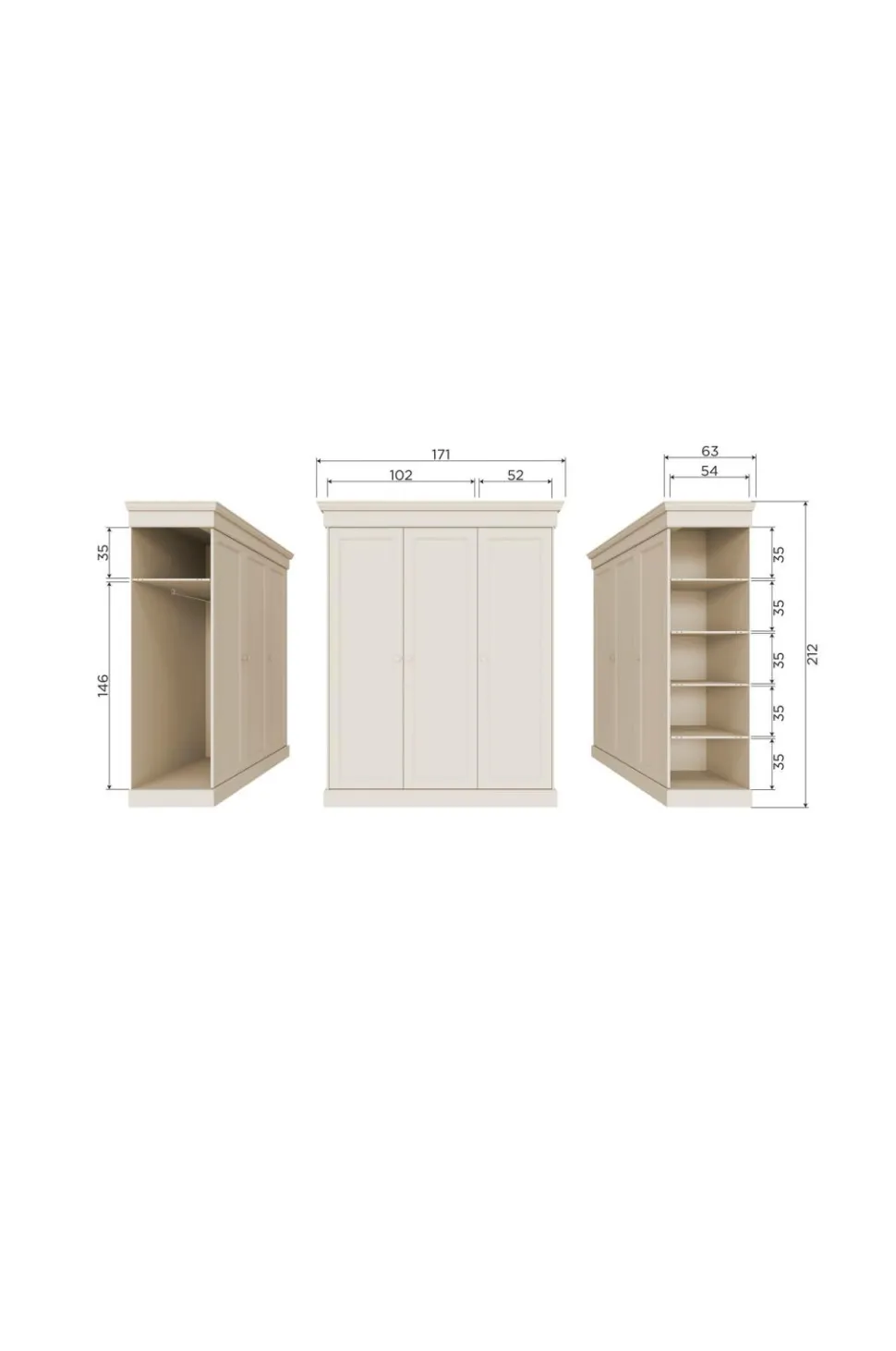 WOOOD Olivia Garderobe