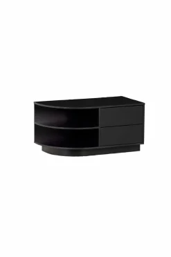 WOOOD TV-bænk Finca rund venstre 78 cm