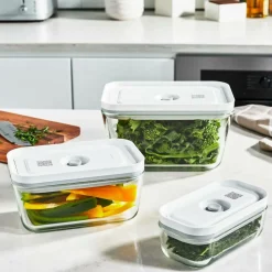 ZWILLING Vakuumbeholdersæt Fresh & Save 3 stk. S, M og L Glas